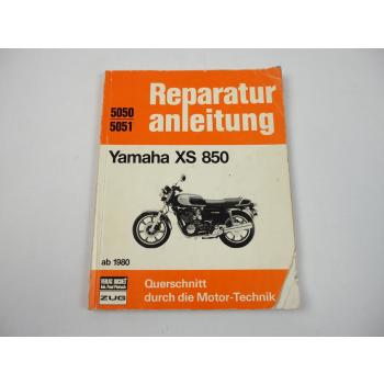 Yamaha XS850 Reparaturanleitung ab BJ 1980 Werkstatthandbuch Bucheli 5050 5051