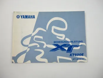 Yamaha XT600E 4PT Bedienungsanleitung Betriebsanleitung 2001