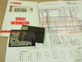Yamaha XV1100 1996 Service Information Wartungsanleitung