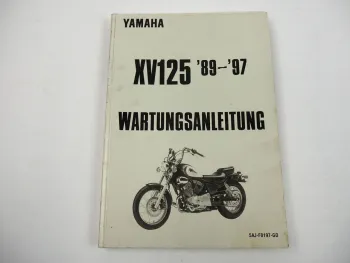 Yamaha XV125 XV250 S Virago Werkstatthandbuch Wartungsanleitung 1989 bis 1997