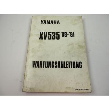Yamaha XV535 Virago 2YL 3BR 3BM Werkstatthandbuch Reparatur 1988 - 1991