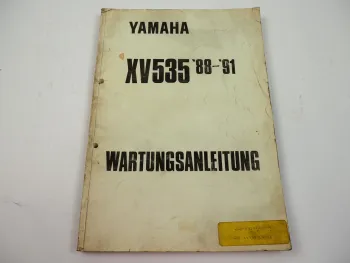 Yamaha XV535 Virago 2YL 3BR 3BM Werkstatthandbuch Reparaturanleitung 1988 -1991