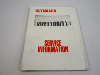Yamaha XVS 1100 L 1999 5EL Service Information Wartung Schaltplan Schmierung