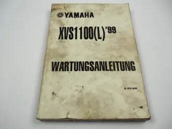 Yamaha XVS1100 L Drag Star 5EL1 5EL2 Reparaturanleitung Werkstatthandbuch 1999