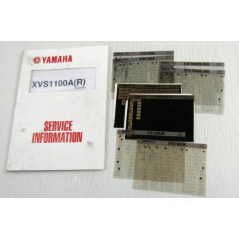 Yamaha XVS1100 N/L XVS1100A R M 1999-2003 Service Information Wartungsanleitung