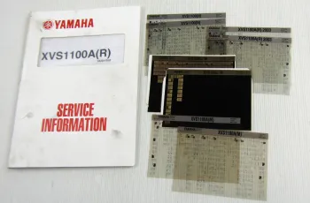 Yamaha XVS1100 N/L XVS1100A R M 1999-2003 Service Information Wartungsanleitung