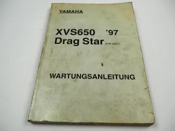 Yamaha XVS650 Drag Star 4VR1 4VR2 Reparaturanleitung Werkstatthandbuch 1997