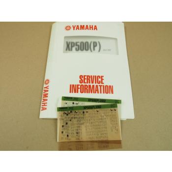 Yamaha YP500 P 2002 Service Information Wartungsanleitung Inspektion