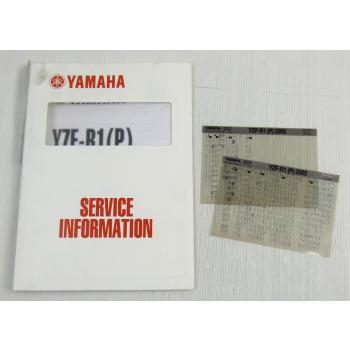 Yamaha YZF R1 (P) 2002 Service Information + Wartungsanleitung
