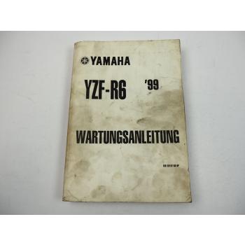 Yamaha YZF R6 Werkstatthandbuch Wartungsanleitung 1999