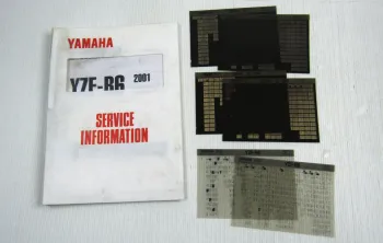 Yamaha YZF R6 1999 - 2001 Reparaturanleitung Service Information Wartung