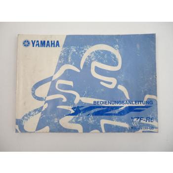 Yamaha YZF R6 RJ03 Bedienungsanleitung Betriebsanleitung 2002
