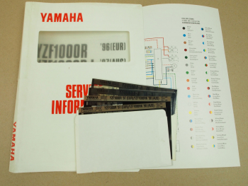 Yamaha YZF1000R YZF1000RJ 1996-1997 Service Information Wartung Reparatur