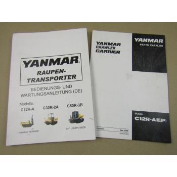 Yanmar C12R-A Raupentransporter Bedienungsanleitung und Ersatzteilliste 2005/07