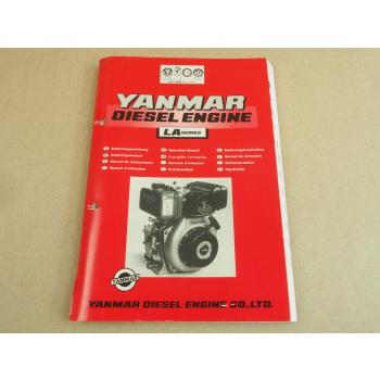Yanmar LA Serie Dieselmotor Betriebsanleitung Operation Manual Driftshandbok 95