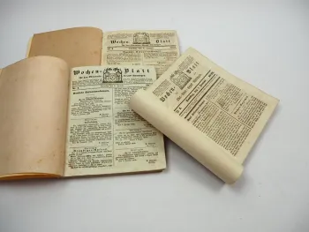 Zeitschrift Wochenblatt Oberamtsbezirk Nürtingen Stuttgart Jahrgänge 1842/53/59