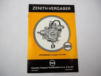 Zenith 175 CDT Stromberg Vergaser Betriebsanleitung 1974 Mercedes Benz W123
