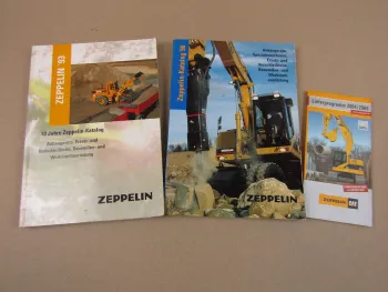 Zeppelin Katalog Baumaschinenteile Zubehör Anbaugeräte 1993/96 + Lieferprogramm