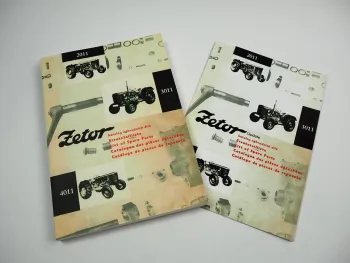 Zetor 2011 3011 4011 3045 Ersatzteilliste Ersatzteilkatalog Spare Parts List Catalogue des pieces detachees