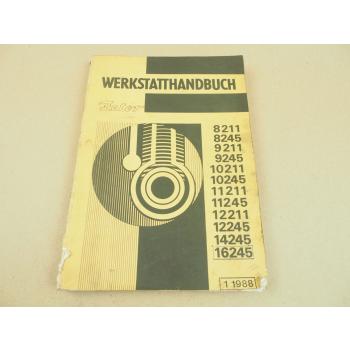 Zetor 8211 8245 9211 9245 10211 - 16245 Werkstatthandbuch Reparaturanleitung