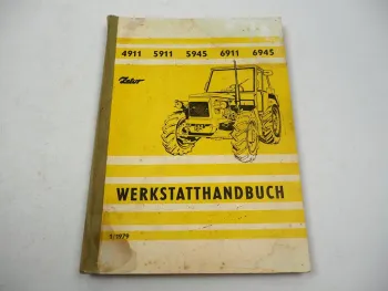 Zetor Z 4911 5911 5945 6911 6945 Traktor Werkstatthandbuch Reparatur 1979