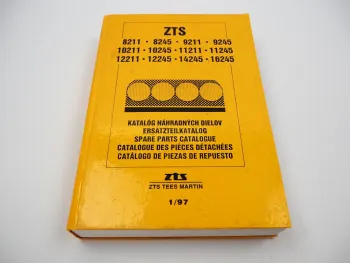Zetor ZTS 8211 - 12211 8245 - 16245 Traktor Ersatzteilliste Spare Parts List 1997