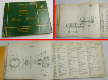 Zettelmeyer Hublader L501 Ersatzteilliste Spare Parts List wohl 60er Jahre