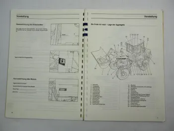 Zettelmeyer ZL 502 Radlader Bedienungsanleitung Wartungsanweisung 1994