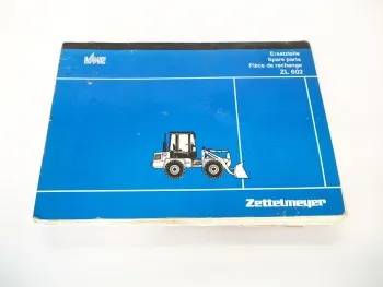 Zettelmeyer ZL602 Radlader Ersatzteilliste Spare Parts List 1993