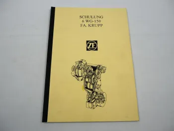 ZF 6WG-150 Lastschaltgetriebe für z.B. Krupp KMK 2020 Kran Schulungshandbuch
