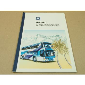 ZF 8S180 Getriebesystem fü hochmototrisierte Reisebusse Handbuch Schulung