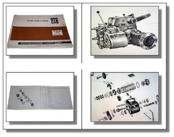 ZF A-210 III Werkstatthandbuch Schlepper Triebwerk 1969 Bedienung Wartung Teilekatalog