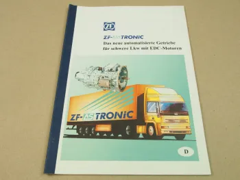 ZF AS Tronic Automatikgetriebe für schwere LKW mit EDC Motoren 8/1996 Handbuch