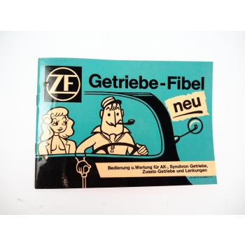 ZF Getriebe-Fiebel AK Synchron Zusatz-Getriebe Bedienung Wartung 1971