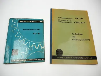 ZF NG40 Nachschaltgetriebe Betriebsanleitung Werkstatthandbuch