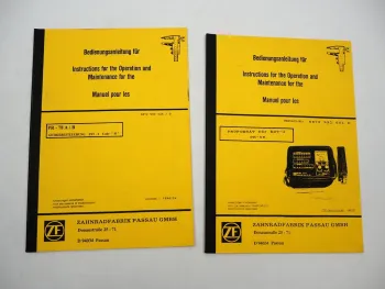 ZF Prüfgerät PR 68 78 für Getriebesteuerung EST-2 Betriebsanleitung 1992/94