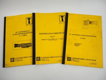 ZF T-7100 L Powershift Triebwerk Bedienungsanleitung Werkstatthandbuch 1995/99