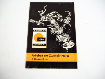 Zündapp 2Takt 50 ccm Motor 283 Werkstatthandbuch 1965