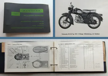 Zündapp Falconette KS 50 Typ 510 Ersatzteilkatalog 1961 Ersatzteilliste