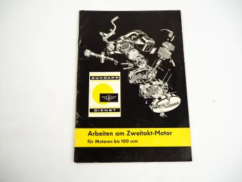 Zündapp Zweitakt Motor 267 276 281 bis 100 ccm Werkstatthandbuch 1965