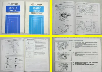 Zusatz Werkstatthandbuch Toyota Celica ST205 + Abgaskontrollsystem Motor 3S-GTE